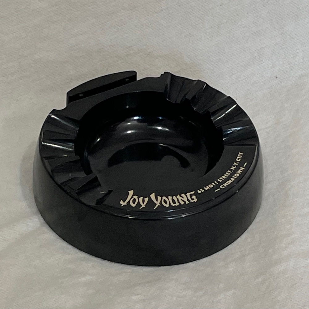 Joy Young Chinatown VINTAGE Ashtray - New York City Chinese Food Restaurant
